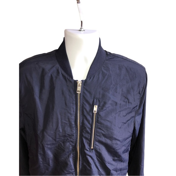 Men’s H&M Navy Blue Bomber Jacket - S - Picture 4 of 12
